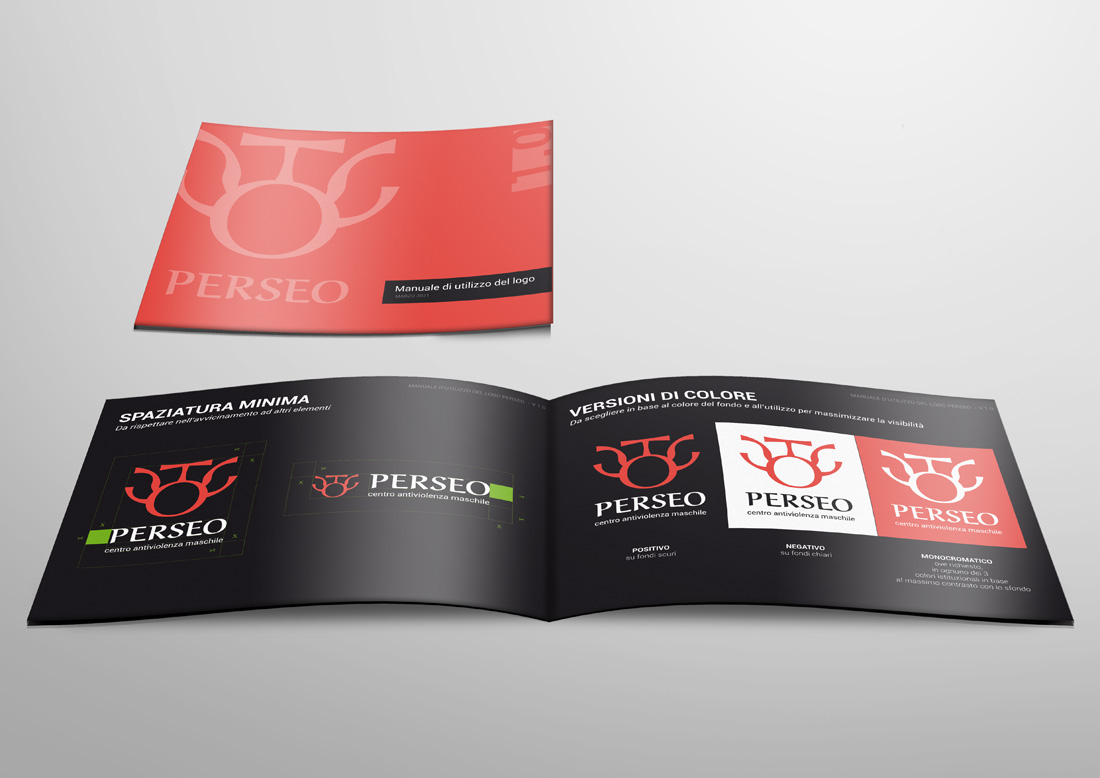 Perseo anti-violence cente, brand image design