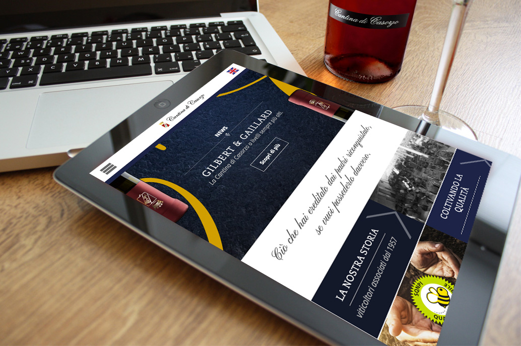 Cantina Sociale di Casorzo Website responsive