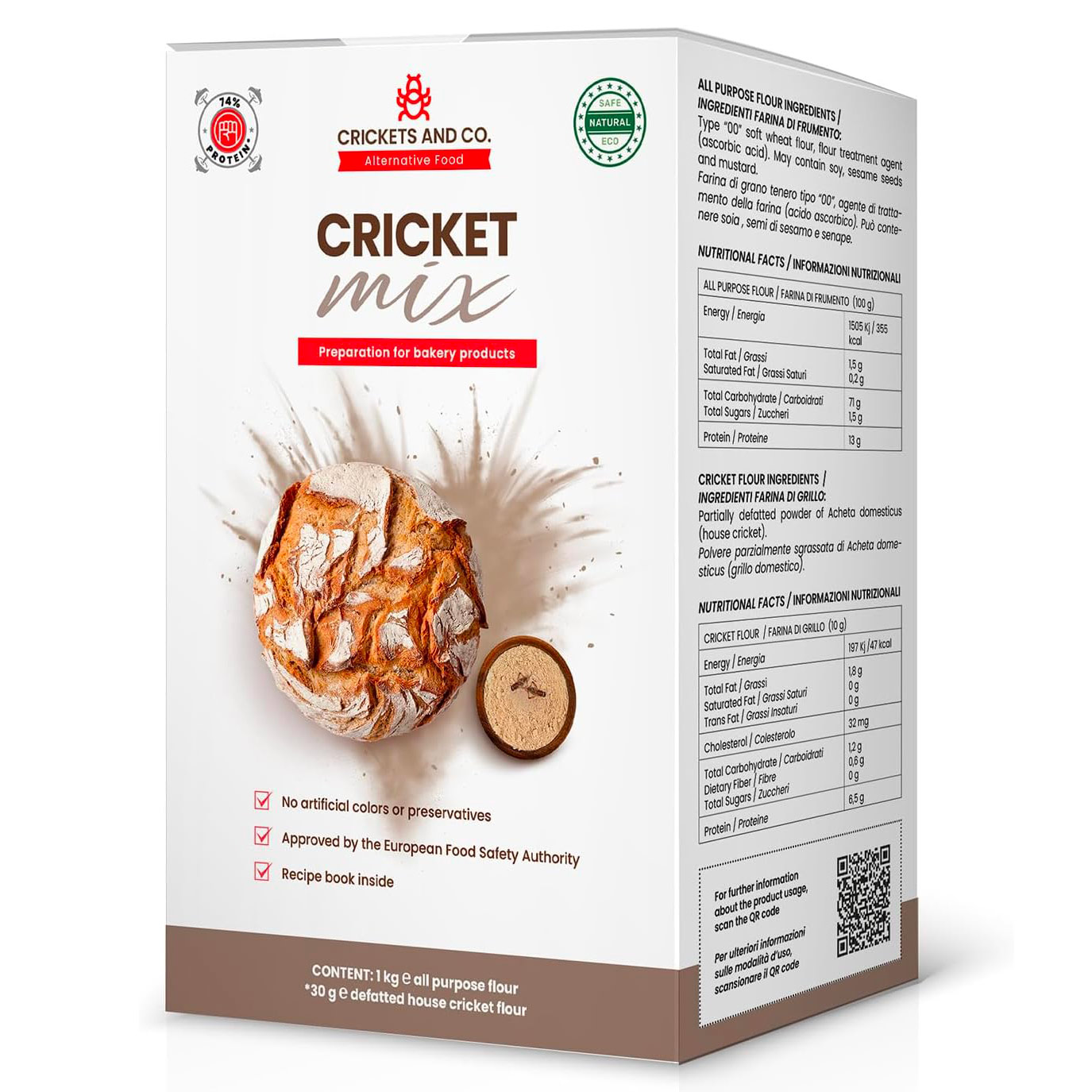 Creazione packaging Cricket Mix per Amazon