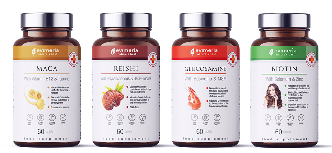 Rinnovo packaging linea Evimeria Wellness