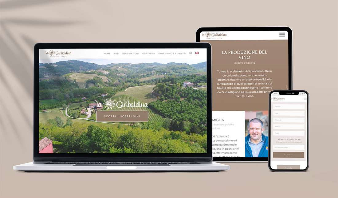 La Giribaldina Responsive website