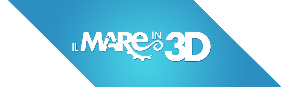 Il mare in 3d logo e sito web responsive