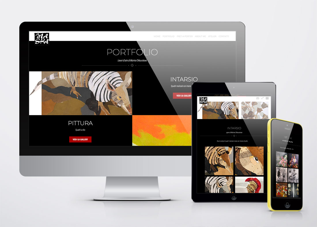 Masha Deco Castagnole Monferrato responsive website