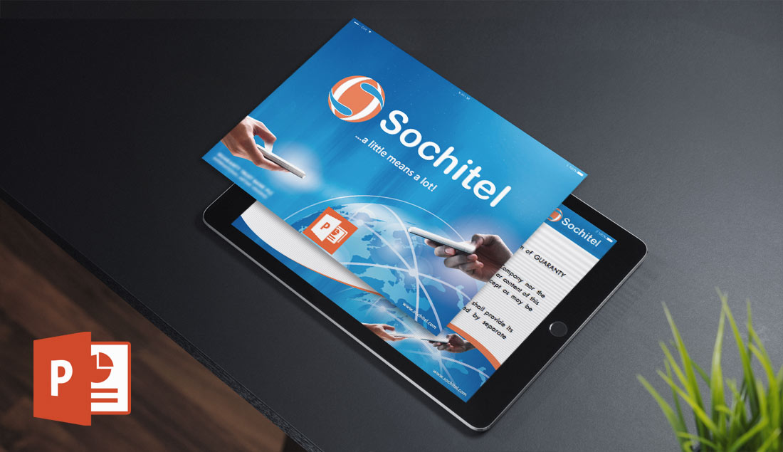 Sochitel UK Ltd Powerpoint slides graphiclayout