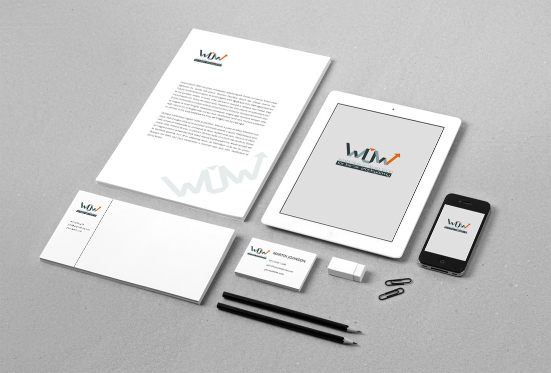 WOW logo design